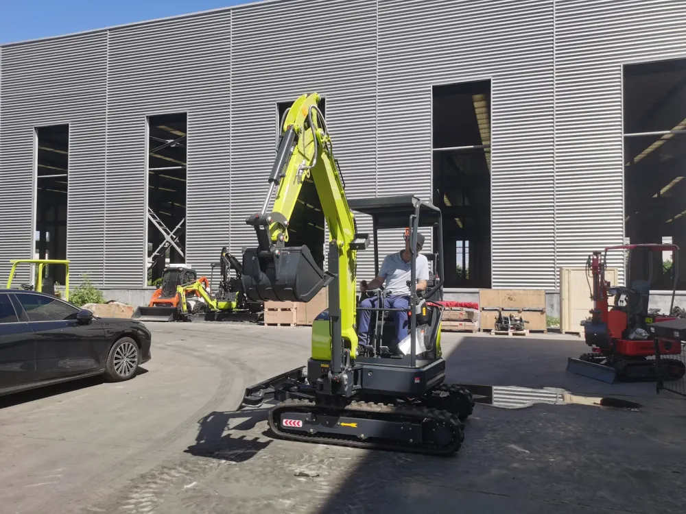 A Buyer from New Zealand Spent a Morning on Our Mini Excavator Floor